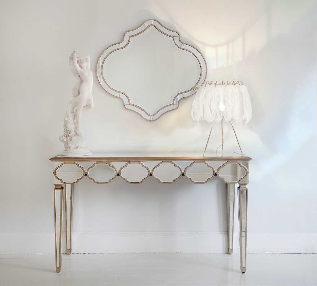 The French Bedroom Company Alameda Mirrored Console