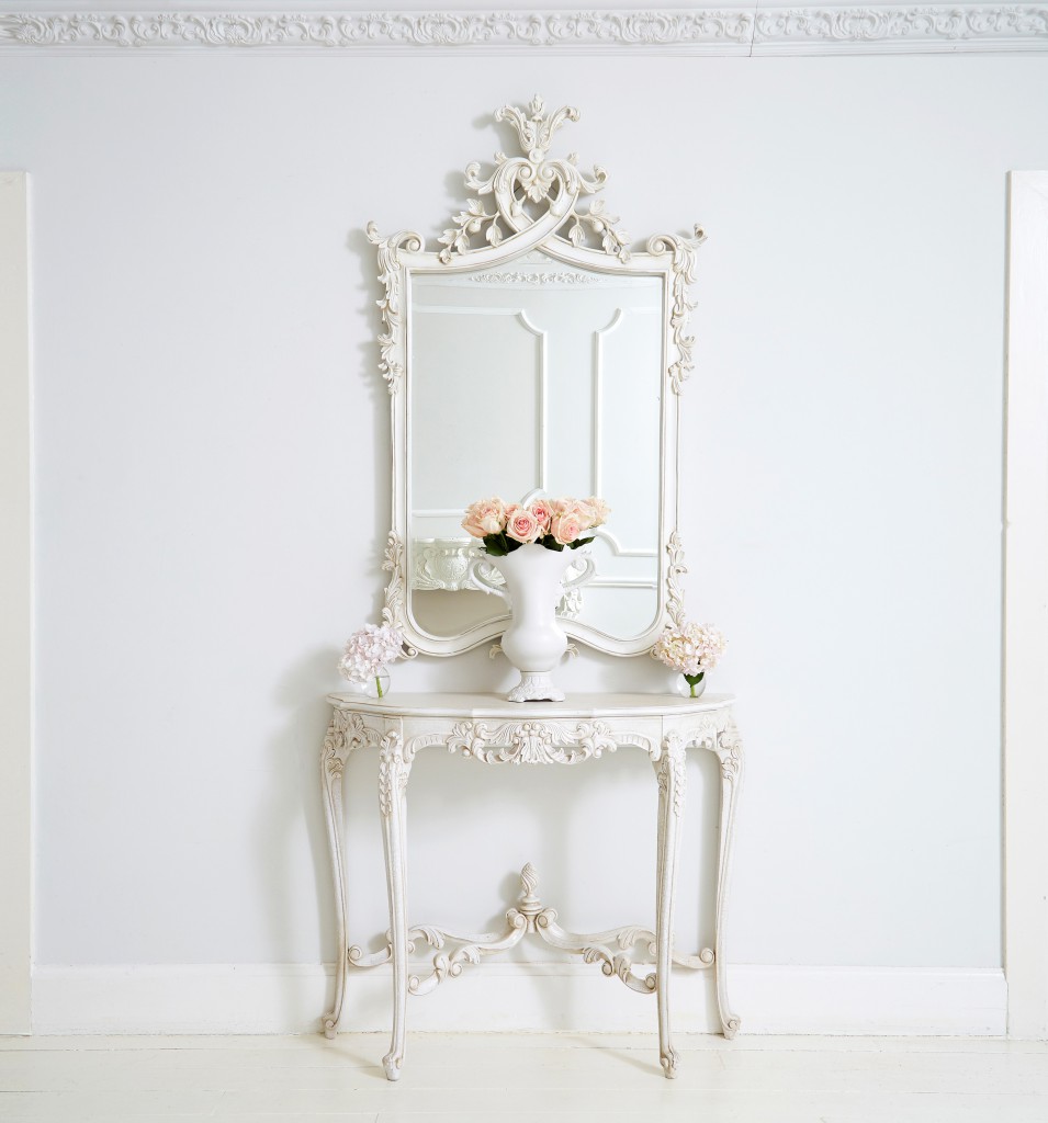 The French Bedroom Company Provencal Marie Antoinette White Console Table