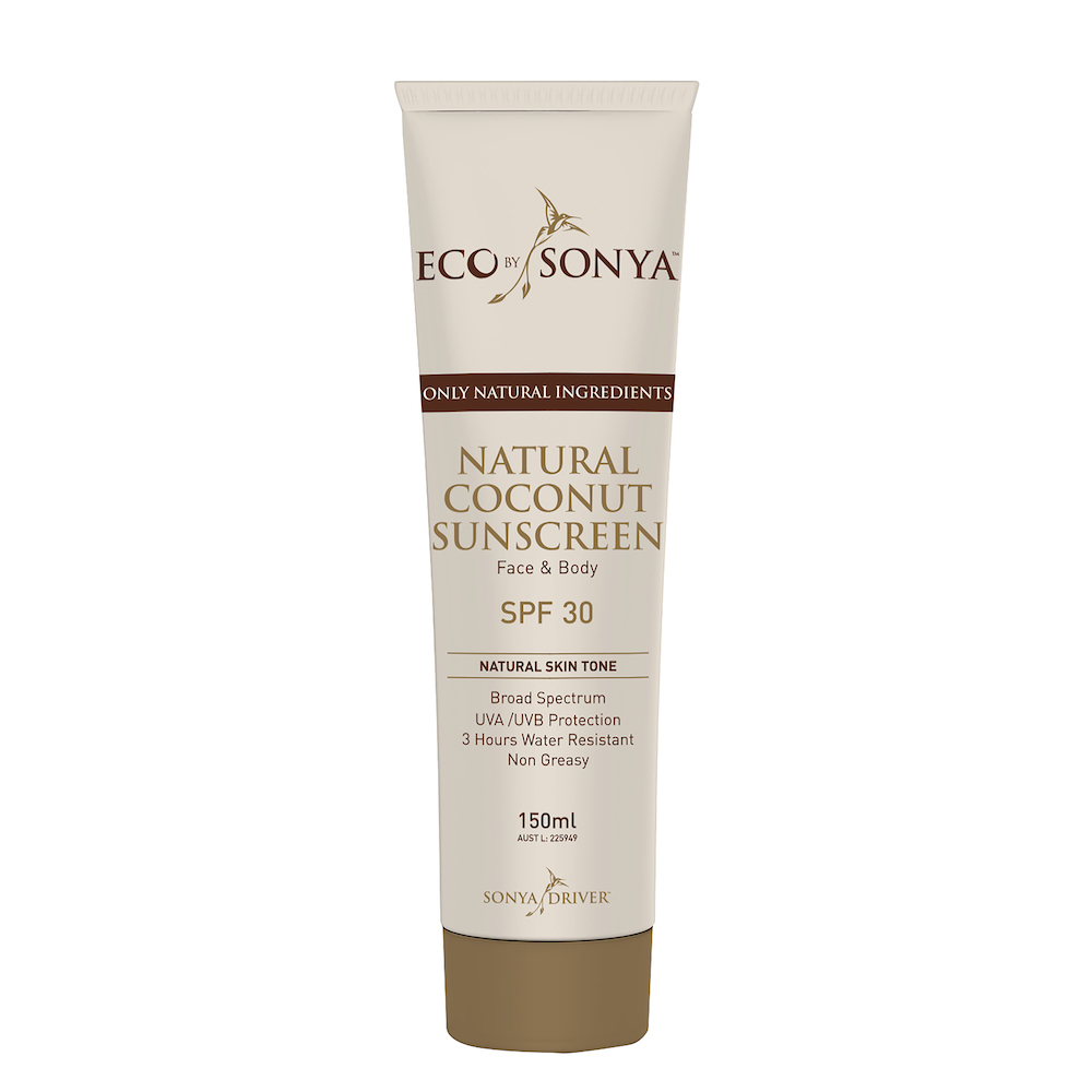 natural coconut sunscreen tinted