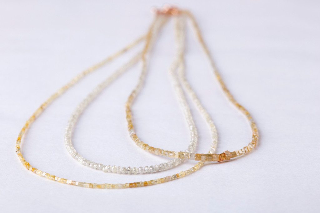 Diamond Strings Necklace Dana Barut Jewellery