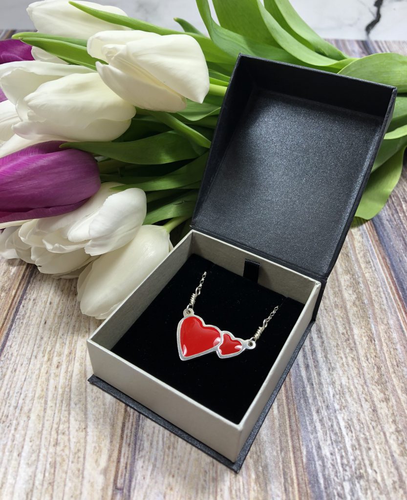 Charlie Delta Jewellery Double Heart Necklace