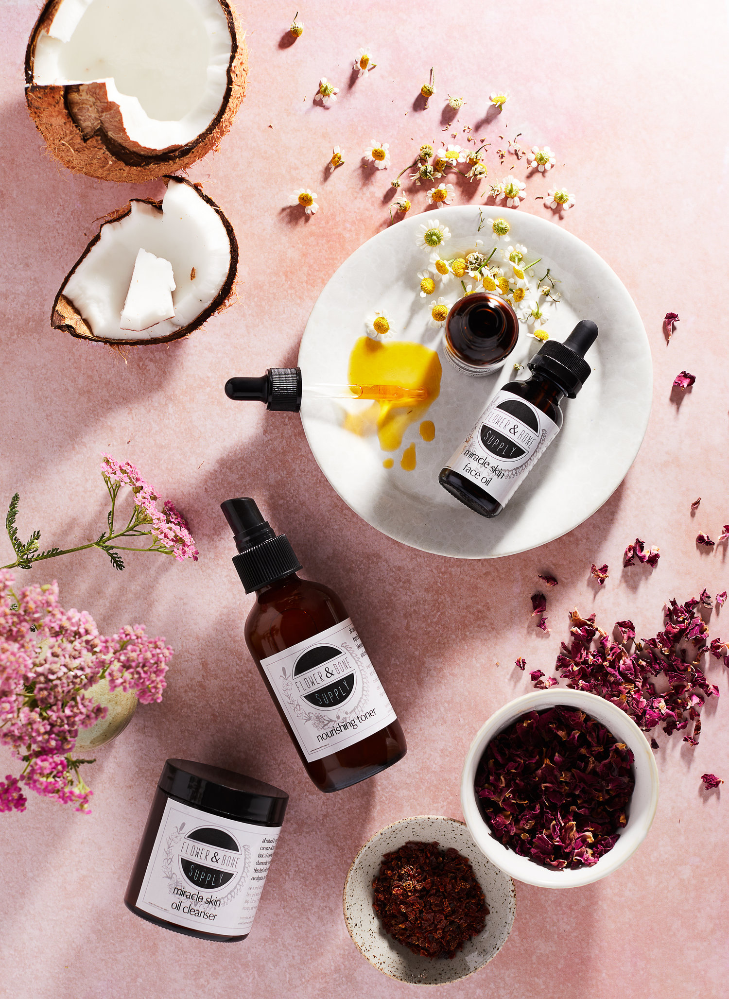 Flower & Bone Supply Skincare Products