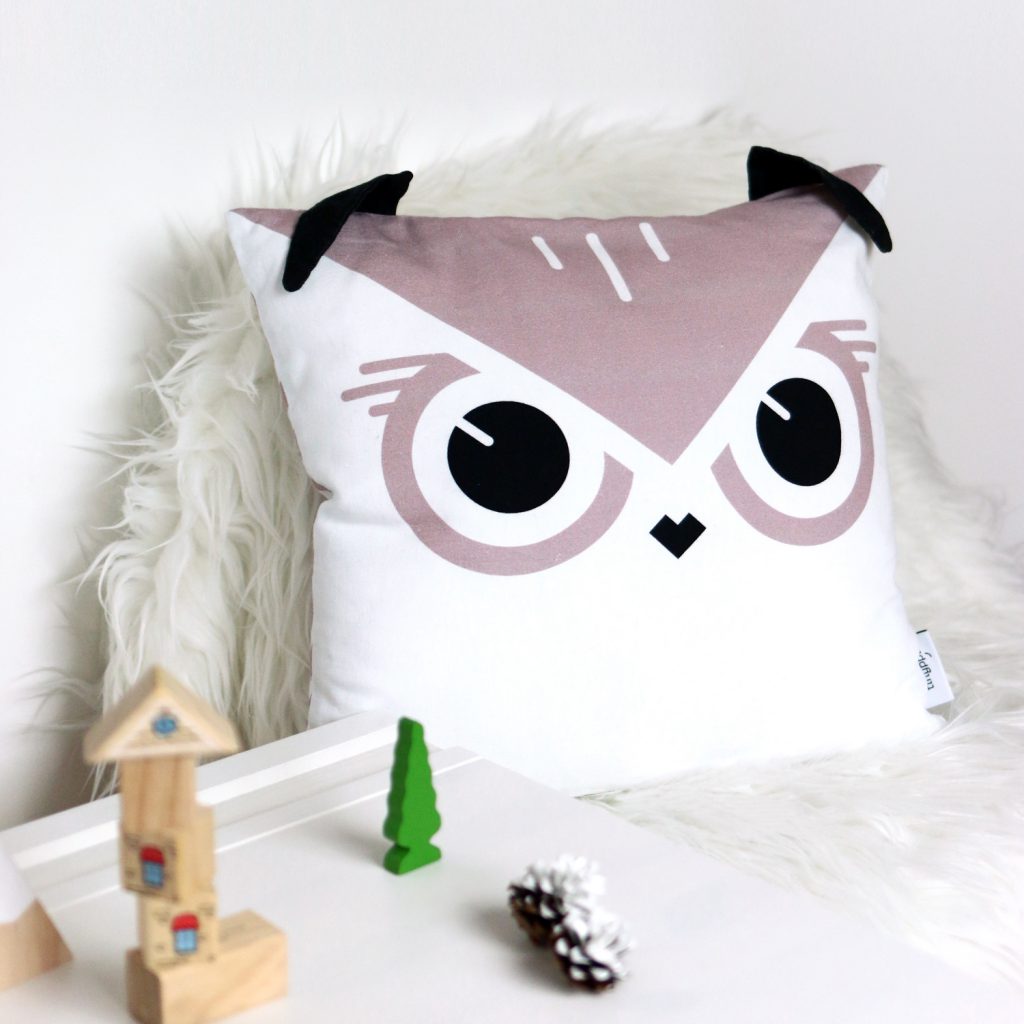Tinyppl Wise Owl Organic Cotton Cushion