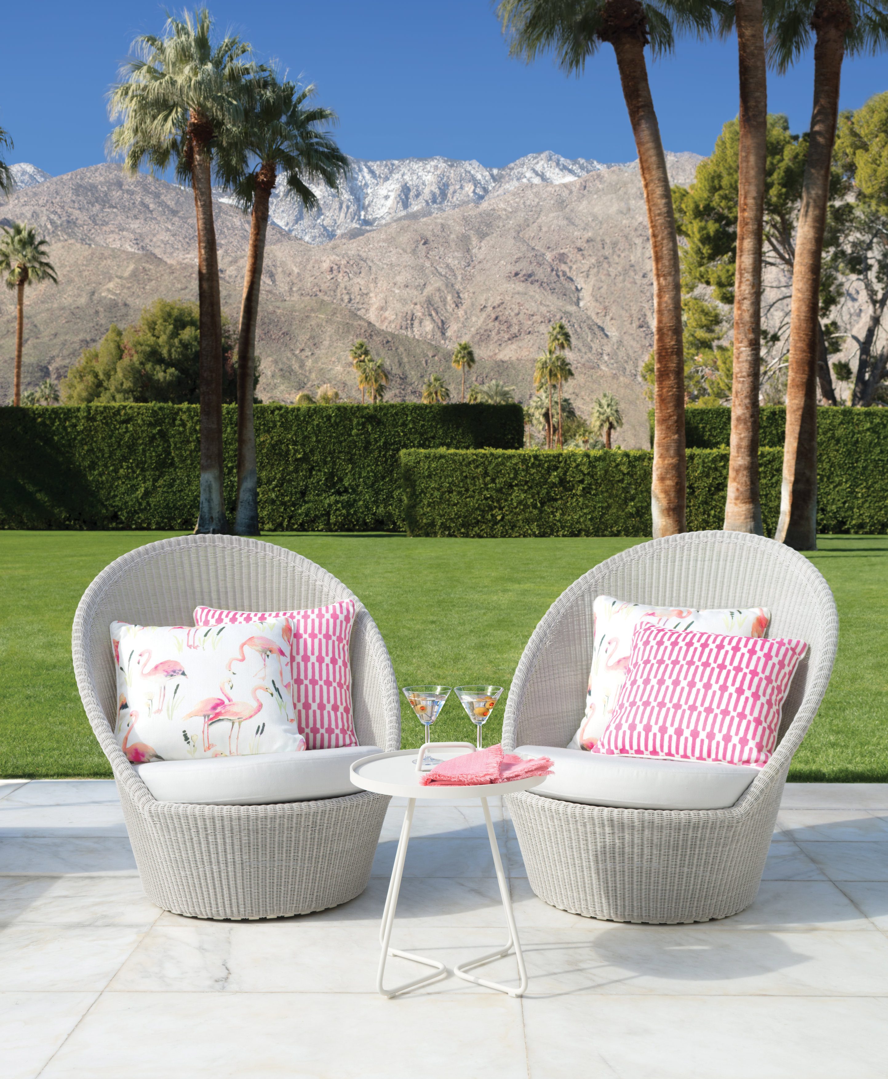 Flamingos Indoor and Outdoor Cushion Nisi Living