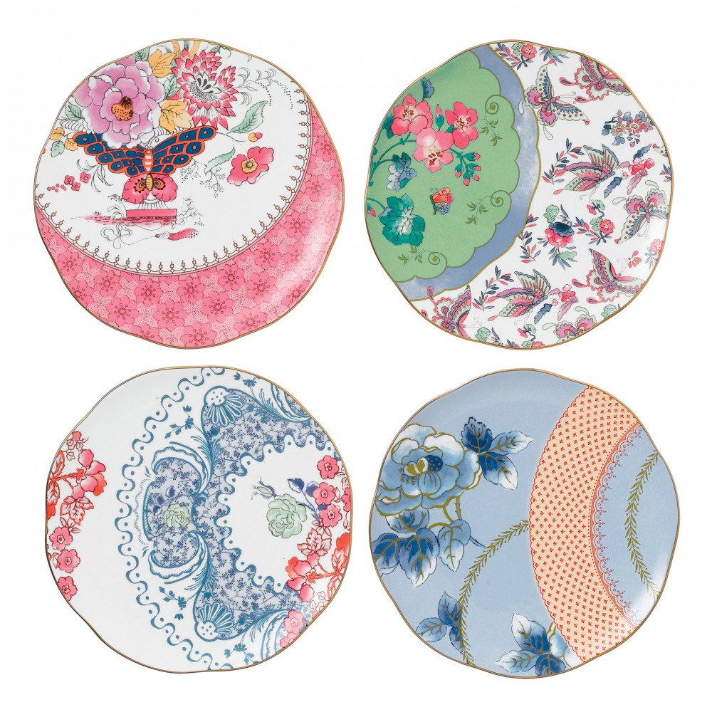Wedgwood Butterfly Bloom Plate 20cm (Set Of 4)