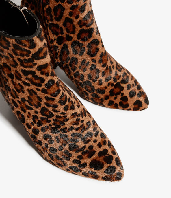 leopard skin ankle boots uk