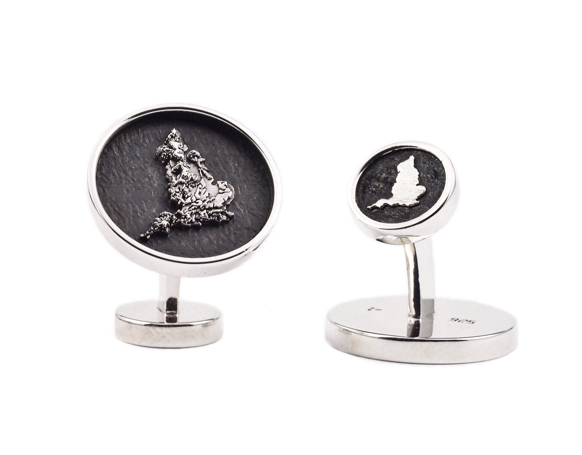 Men's Cufflinks with Map of England