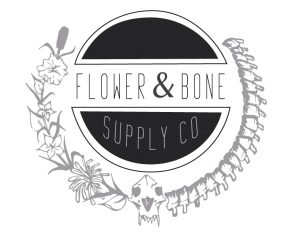 Flower & Bone Supply Company Logo