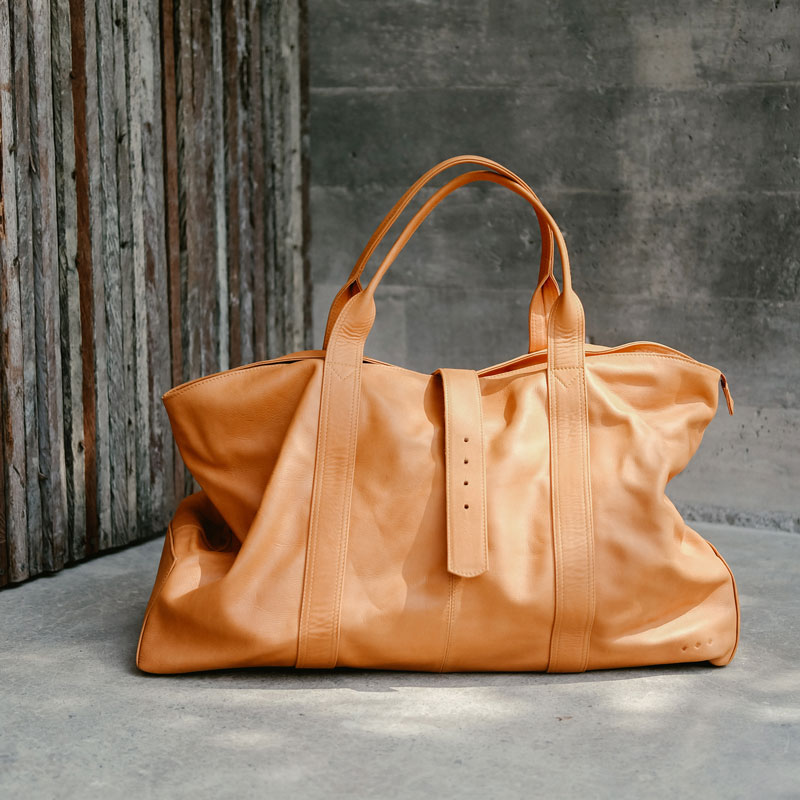 Maxi Weekender Luxury Leather Travel Bag