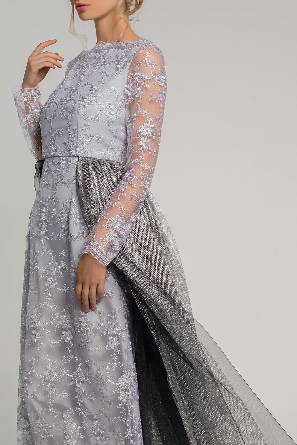 Lilac Bridal Gown Princess Dress Designer Luxury Haute Couture