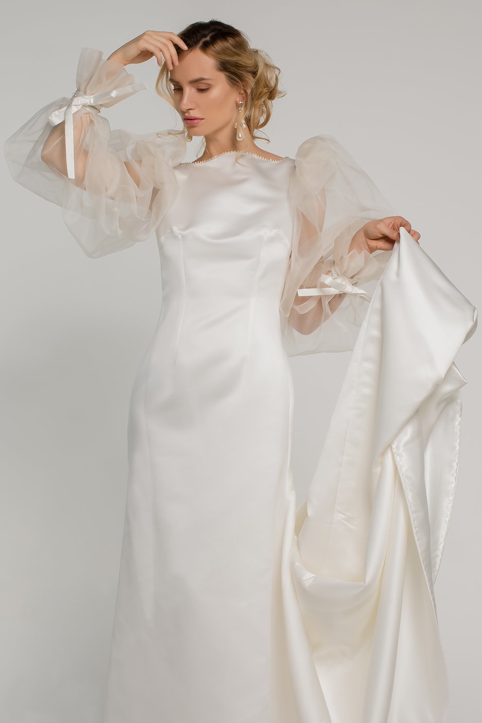 Designer Haute Couture Luxury White Wonders Bridal Gown