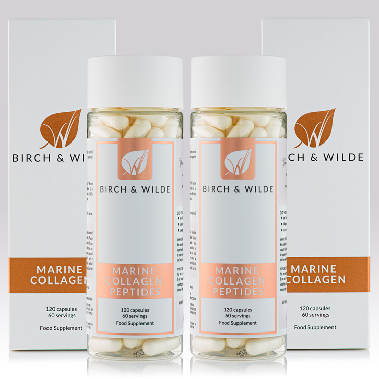 Birch & Wilde Marine Collagen Capsules Supplements