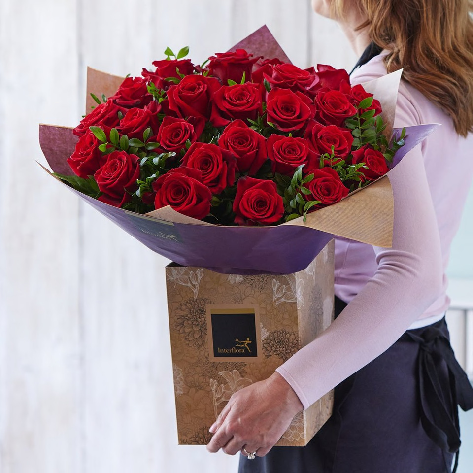 Valentine's Day Red Rose Bouquets