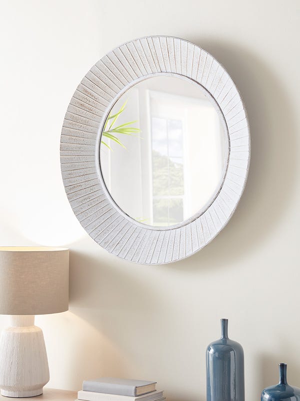Round Wall Plate Mirror