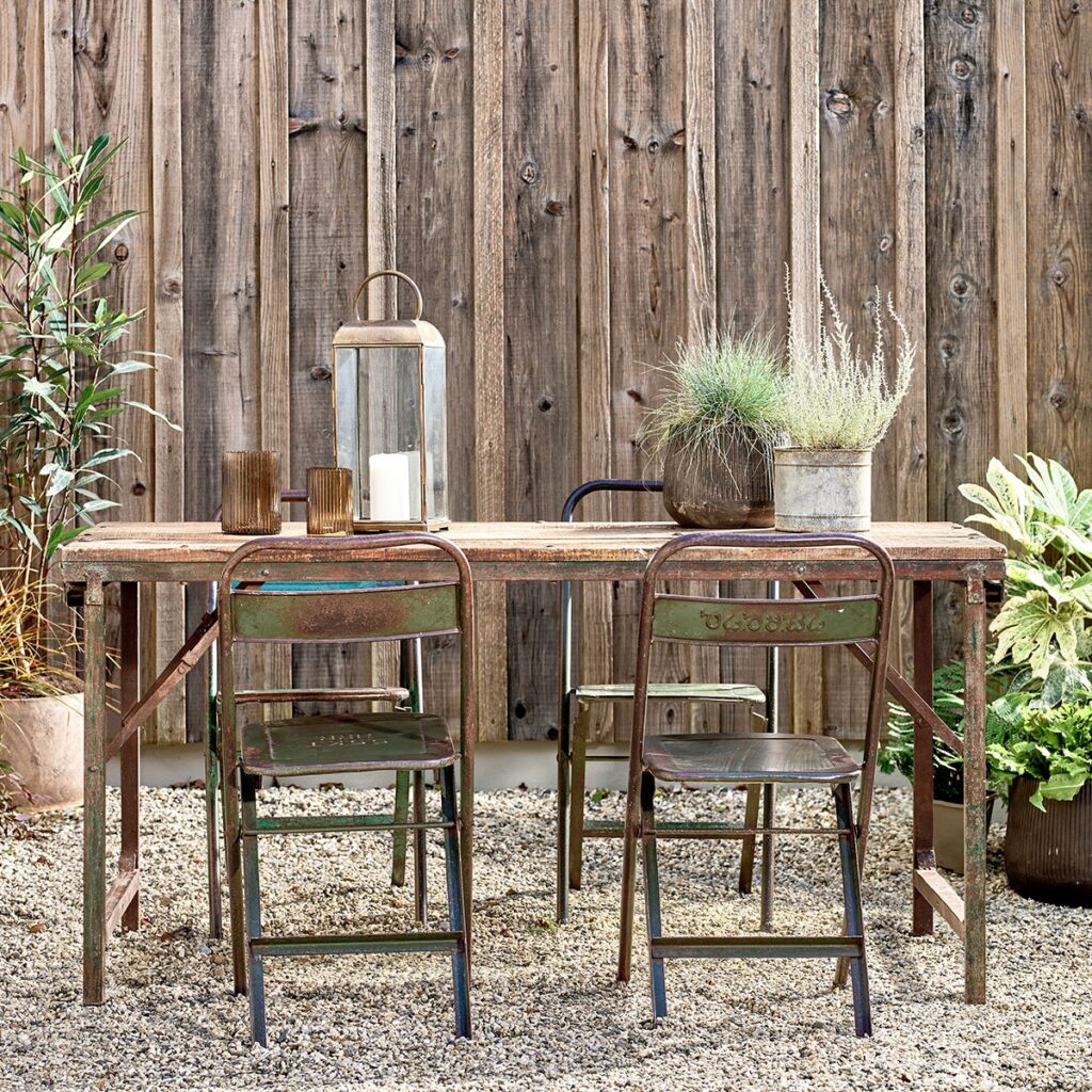 Reclaimed Wood Garden Table