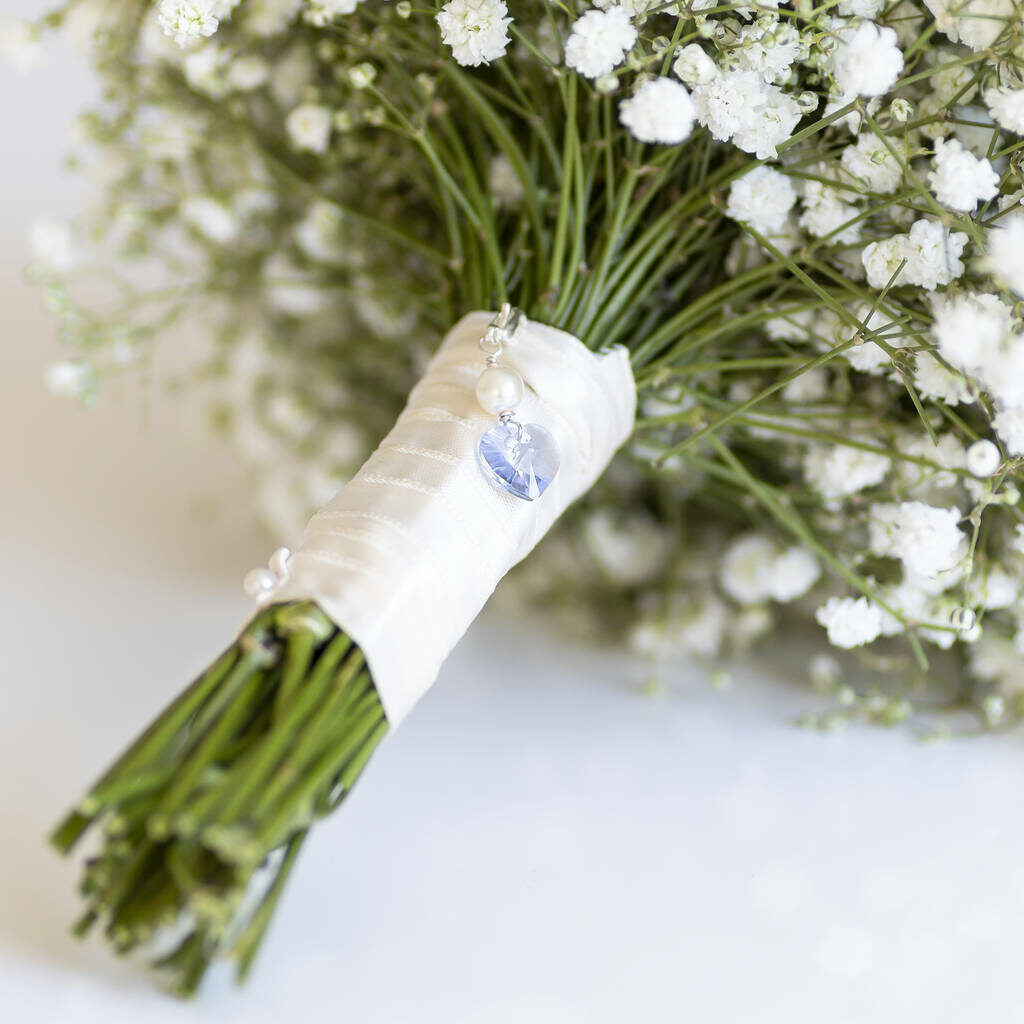 Something Blue Wedding Ideas Bouquet Charm
