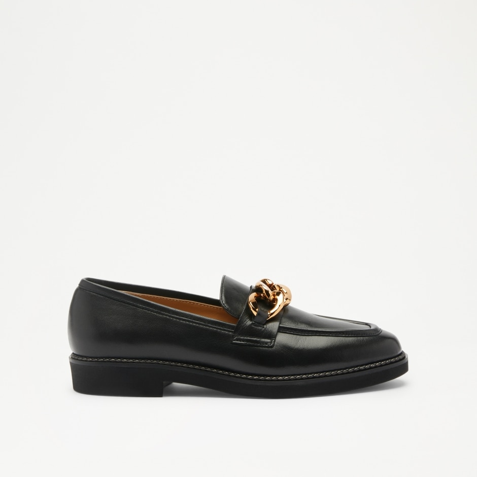 Cleopatra 3 Ring Loafer Black Women's Loafers