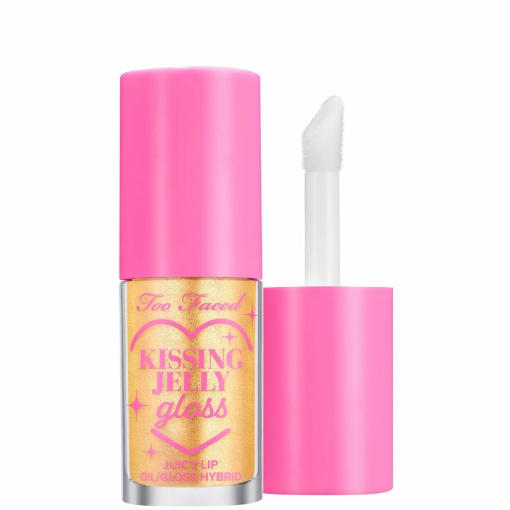 Too Faced Kissing Jelly Lip Oil Gloss Shade Pina Colada Lip Oils for Summer 2024